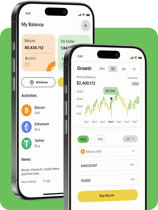 Futuristic Fundex trading platform interface with live market data
